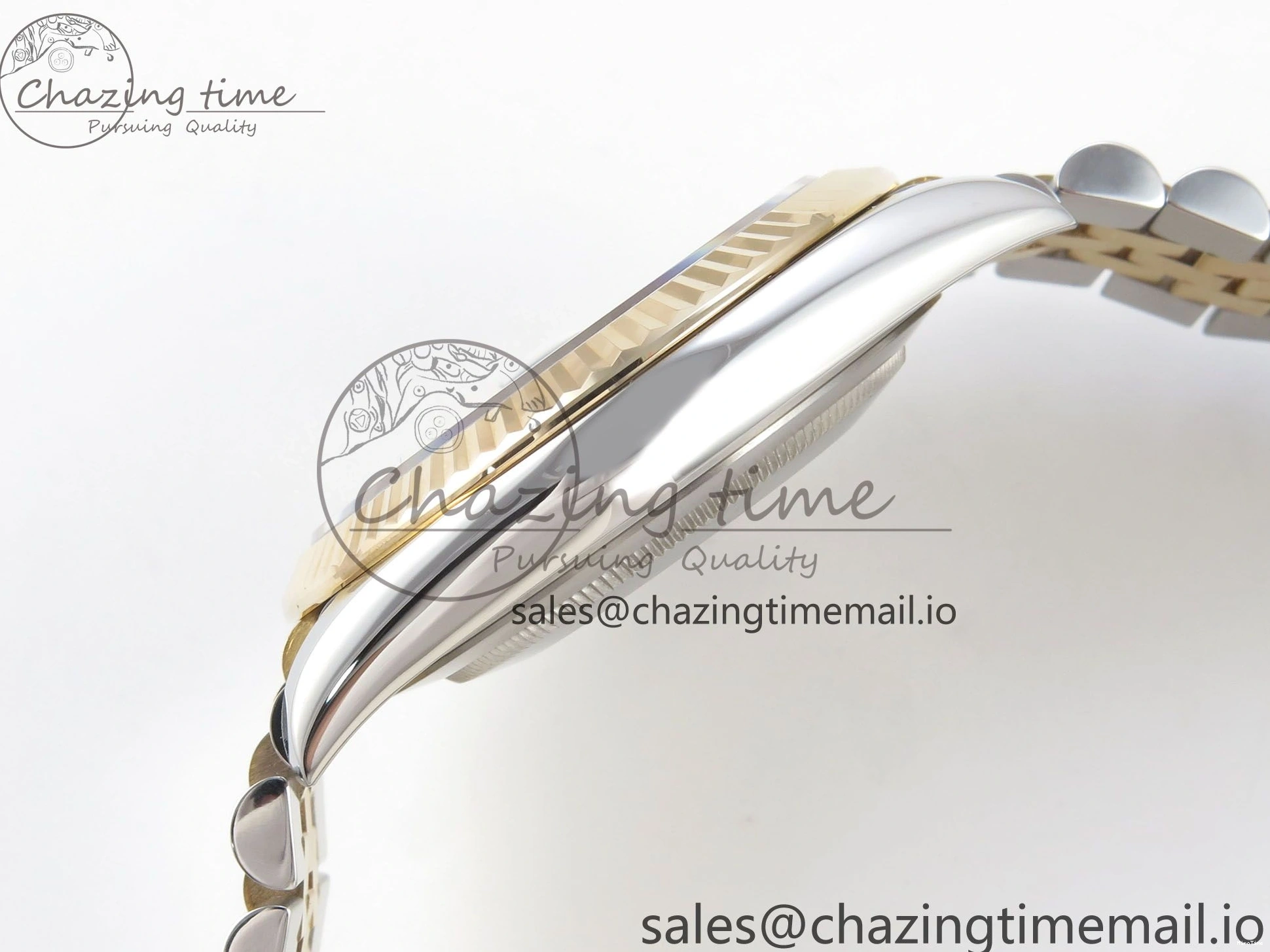 MiroTime 0424 Reliable DateJust 41mm 126333 SS YG 3EF 1:1 Best Edition Gray Roman Dial on SS YG Jubilee Bracelet SA 302